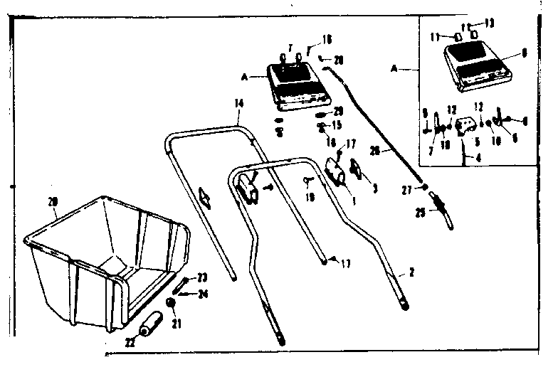 Craftsman 53681600 throttle control assembly diagram