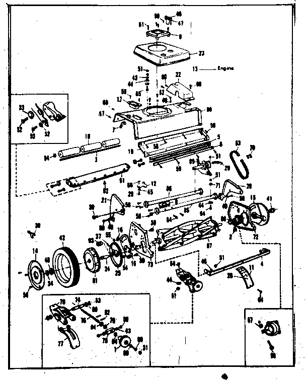 Craftsman 53681600 base assembly diagram