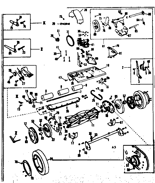 Craftsman 53681891 base assembly diagram