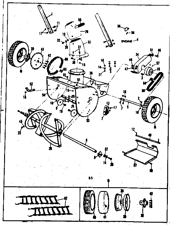 Craftsman 53682554 rotor assembly diagram