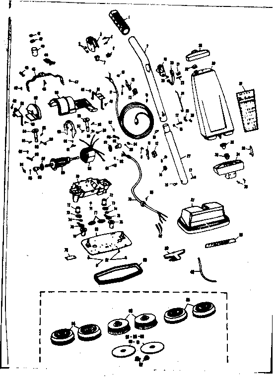 Kenmore 10081580 floor polisher diagram