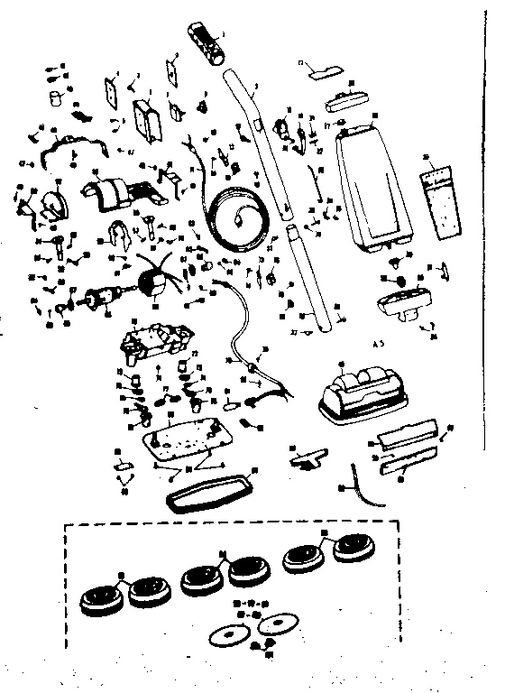 Kenmore 10081820 floor polisher diagram
