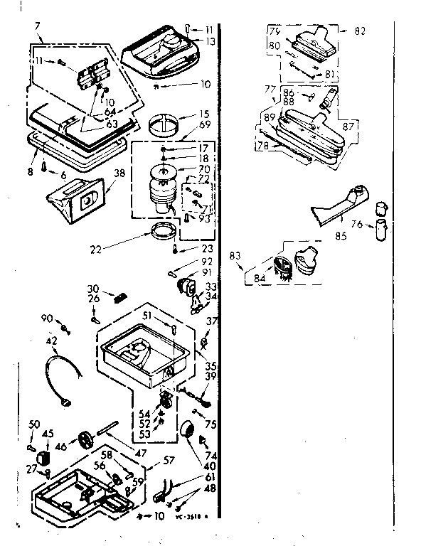 Kenmore 11629851 base assembly diagram