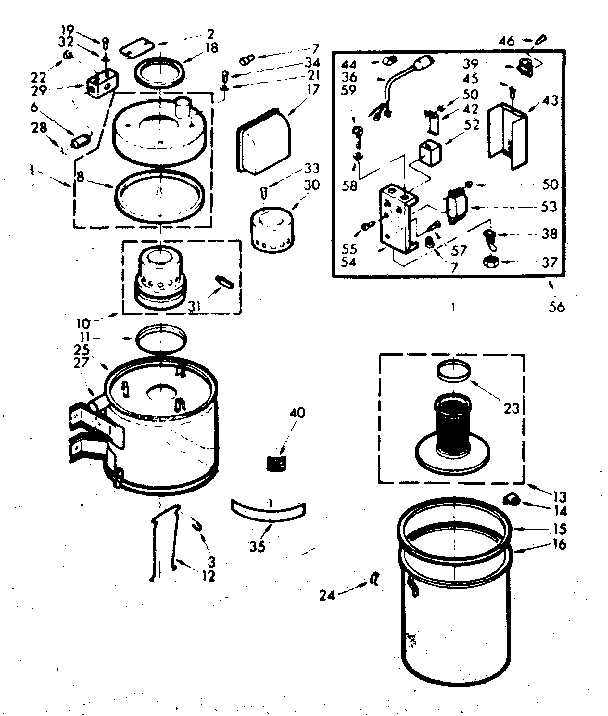 Kenmore 11640260 vacuum cleaner parts diagram