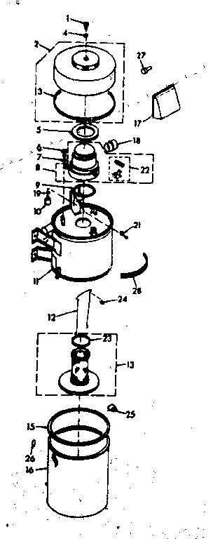 Kenmore 11640510 vacuum cleaner parts diagram