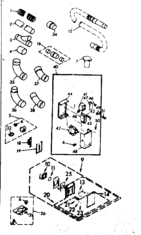 Kenmore 11640510 installation replacement parts diagram