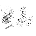Kenmore 10322310 grill and burner section diagram