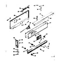 Kenmore 1037137000 backguard section diagram