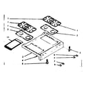 Kenmore 1037137000 main top section diagram