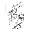 Kenmore 1037147040 backguard section diagram