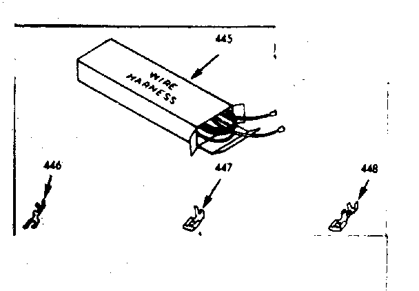 Kenmore 1037177040 wire harnesses & components diagram