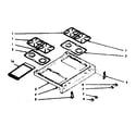 Kenmore 1037247040 main top section diagram