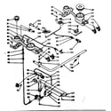 Kenmore 1037337020 burner section diagram