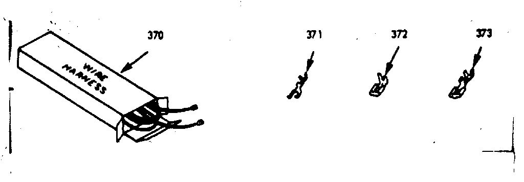 Kenmore 1037377060 wire harnesses & components diagram