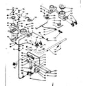 Kenmore 1037377041 burner section diagram