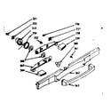 Kenmore 1037377041 door handle, comp. diagram