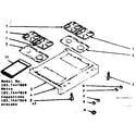 Kenmore 1037447040 main top section diagram