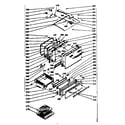 Kenmore 1037476802 oven & broiler doors & locking system diagram