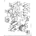Kenmore 1037707000 upper body section diagram