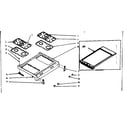 Kenmore 1037707000 main top section diagram
