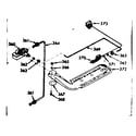 Kenmore 1037707000 upper oven burner section diagram