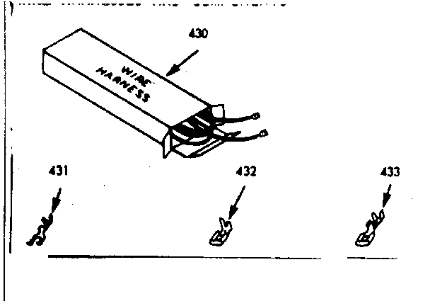 Kenmore 1037717000 wire harnesses and components diagram