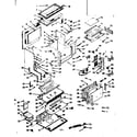 Kenmore 1037747020 upper body section diagram