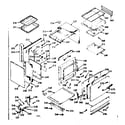 Kenmore 1037747020 lower body section diagram