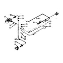 Kenmore 1037836801 upper oven burner section diagram