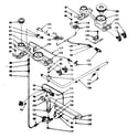 Kenmore 1037836801 burner section diagram
