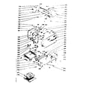 Kenmore 1037836801 oven & broiler doors & locking system diagram