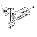 Kenmore 1037857040 upper oven burner section diagram