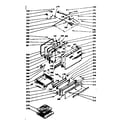 Kenmore 1037857040 oven & broiler doors & locking system diagram
