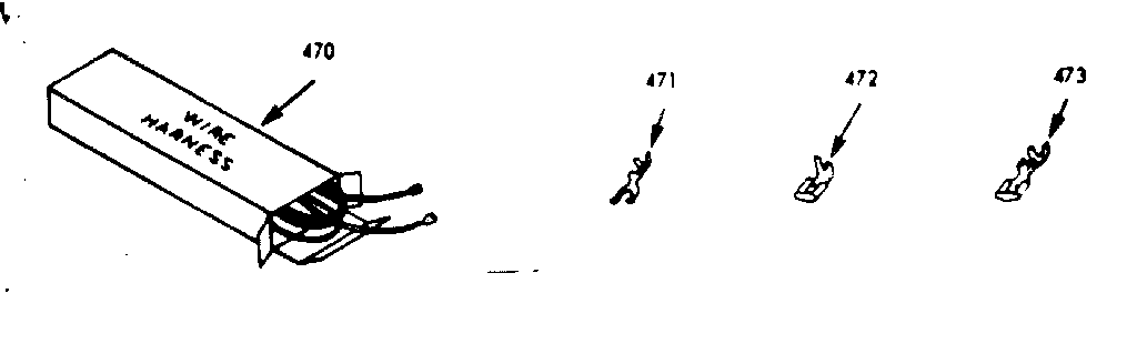Kenmore 1037857060 wire harnesses & components diagram