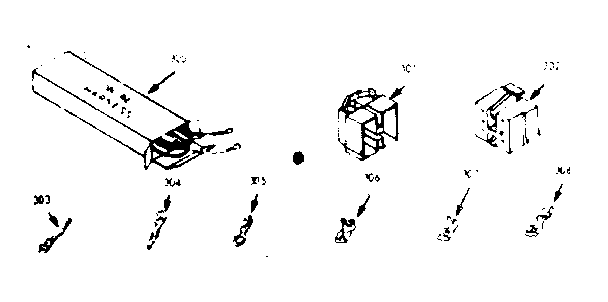 Kenmore 1039317040 wire harnesses and components diagram
