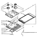 Kenmore 1039846900 top section diagram