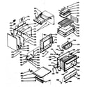 Kenmore 1039846900 lower body section diagram