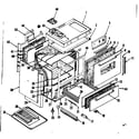 Kenmore 1196036860 body section diagram