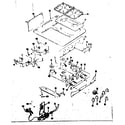 Kenmore 1197087040 burner section diagram