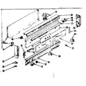 Kenmore 1197666860 backguard section diagram