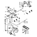 Kenmore 1197666860 burner section diagram