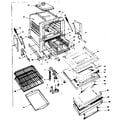 Kenmore 1553546721 oven and broiler parts diagram
