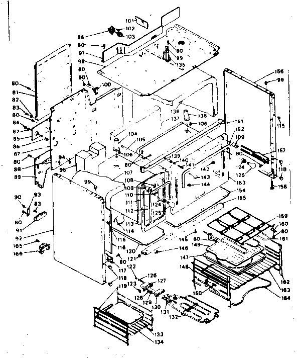 Kenmore 6289447040 body assembly diagram