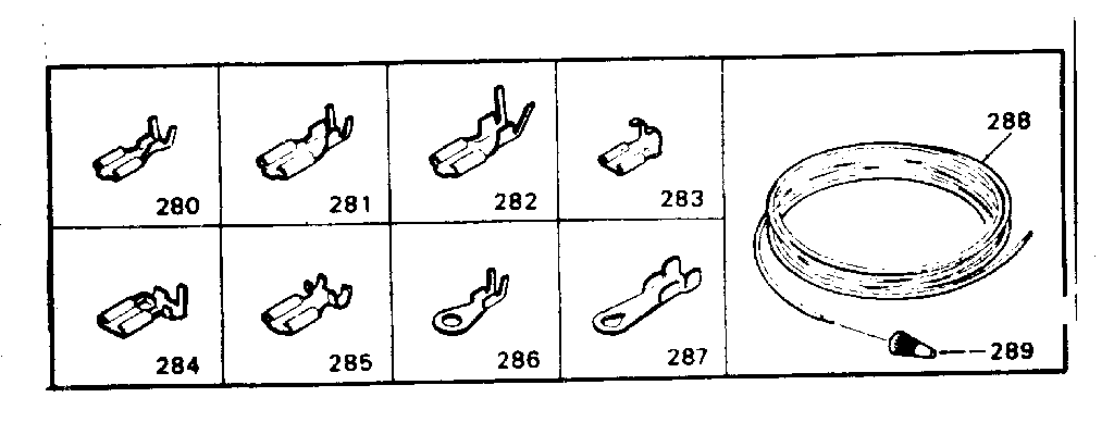 Kenmore 6289477001 wiring and wiring terminals diagram