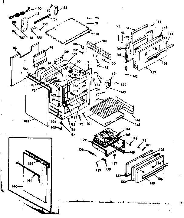 Kenmore 6477157041 body section diagram
