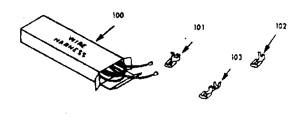 Kenmore 6479117001 wire harnesses and components diagram