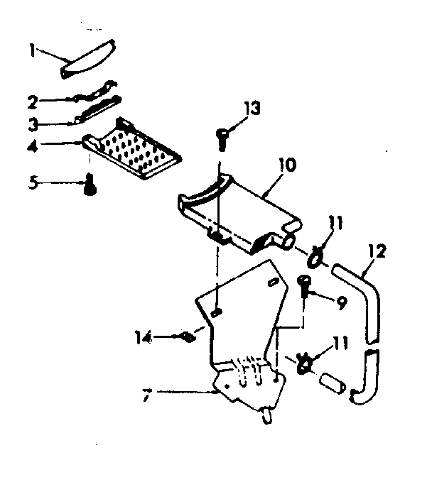 Kenmore 1106904401 filter assembly diagram