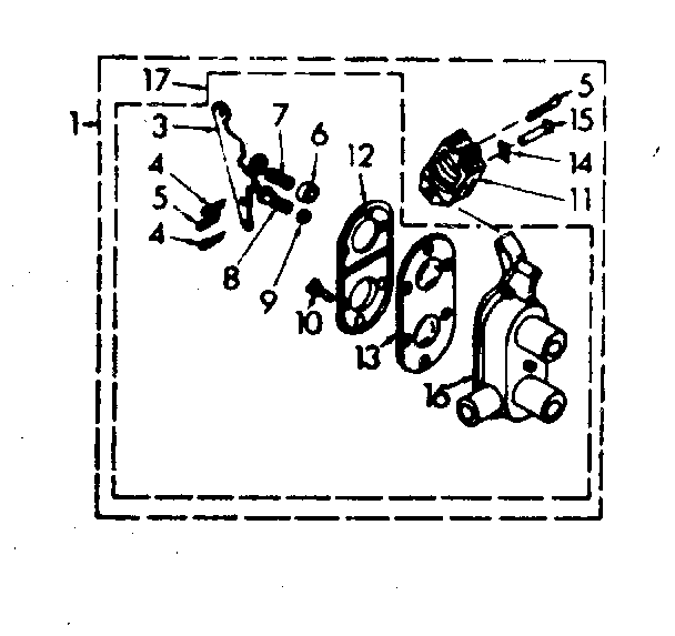 Kenmore 1106904501 two way valve assembly diagram