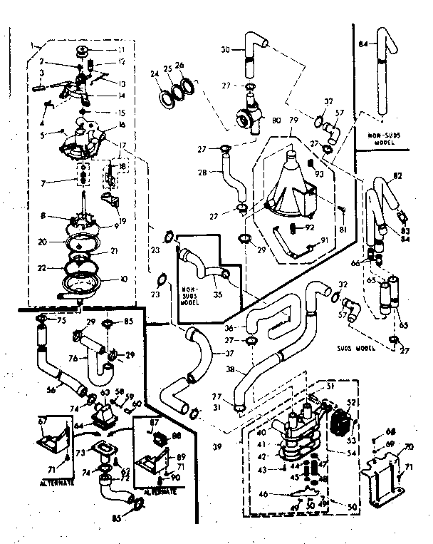 Kenmore 1106904800 water system diagram