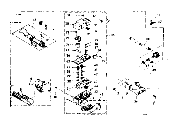 Kenmore 1106907702 burner assembly diagram